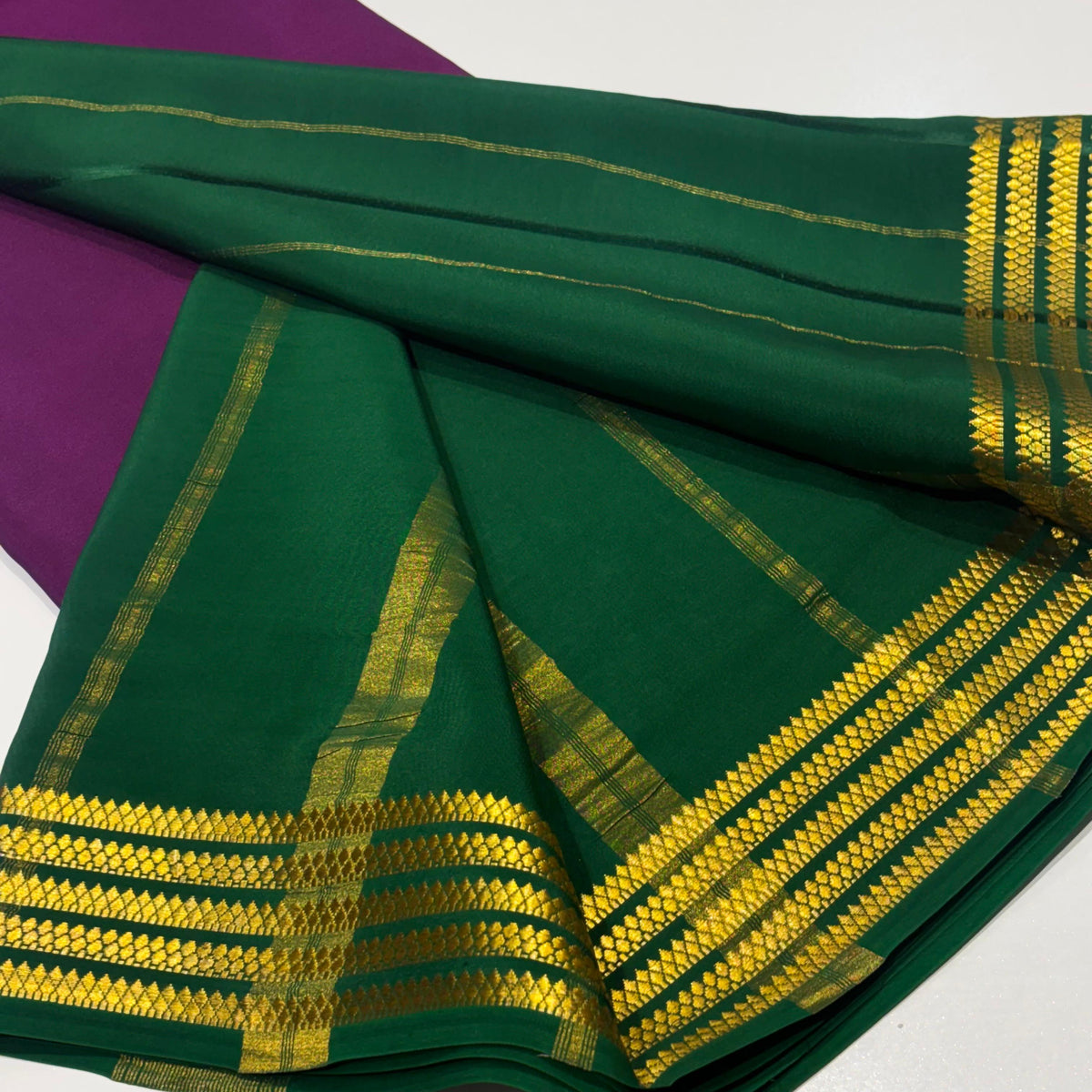 Pure Zari Mysore Silk Saree