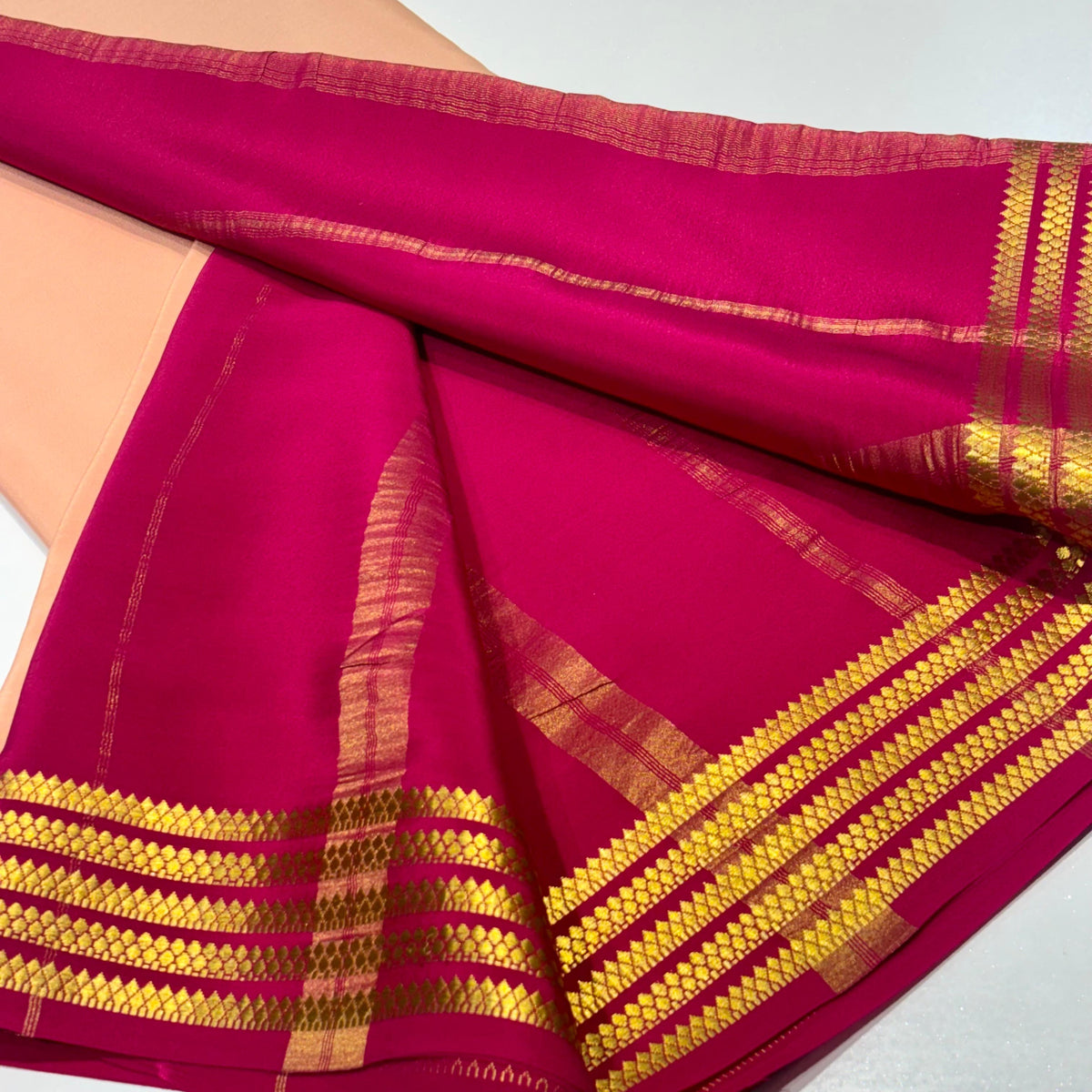 Pure Zari Mysore Silk Saree