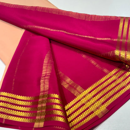 Pure Zari Mysore Silk Saree