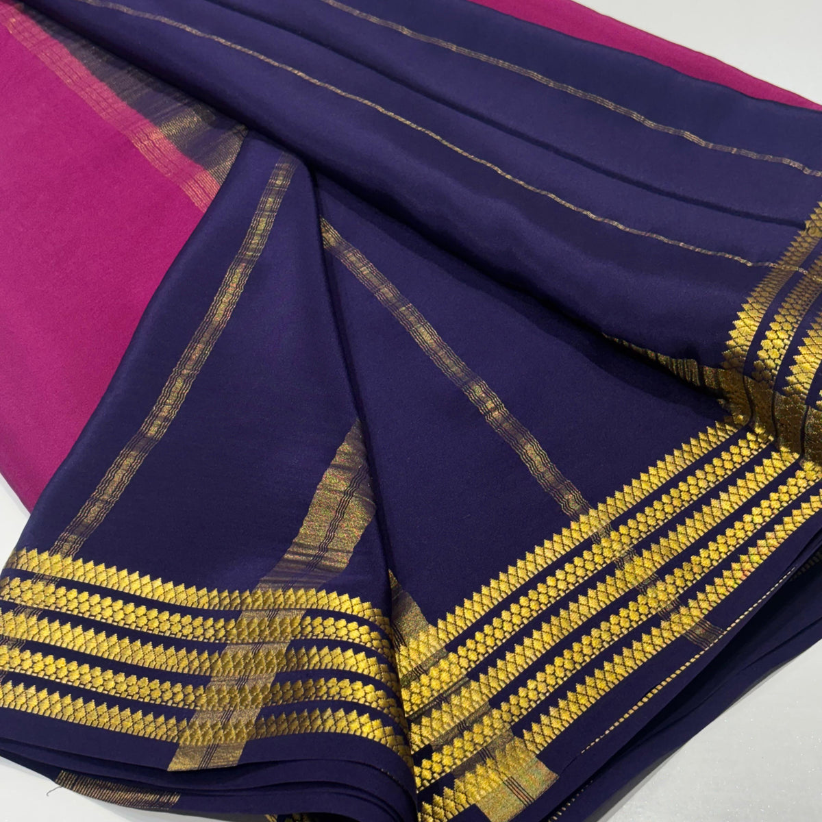 Pure Zari Mysore Silk Saree
