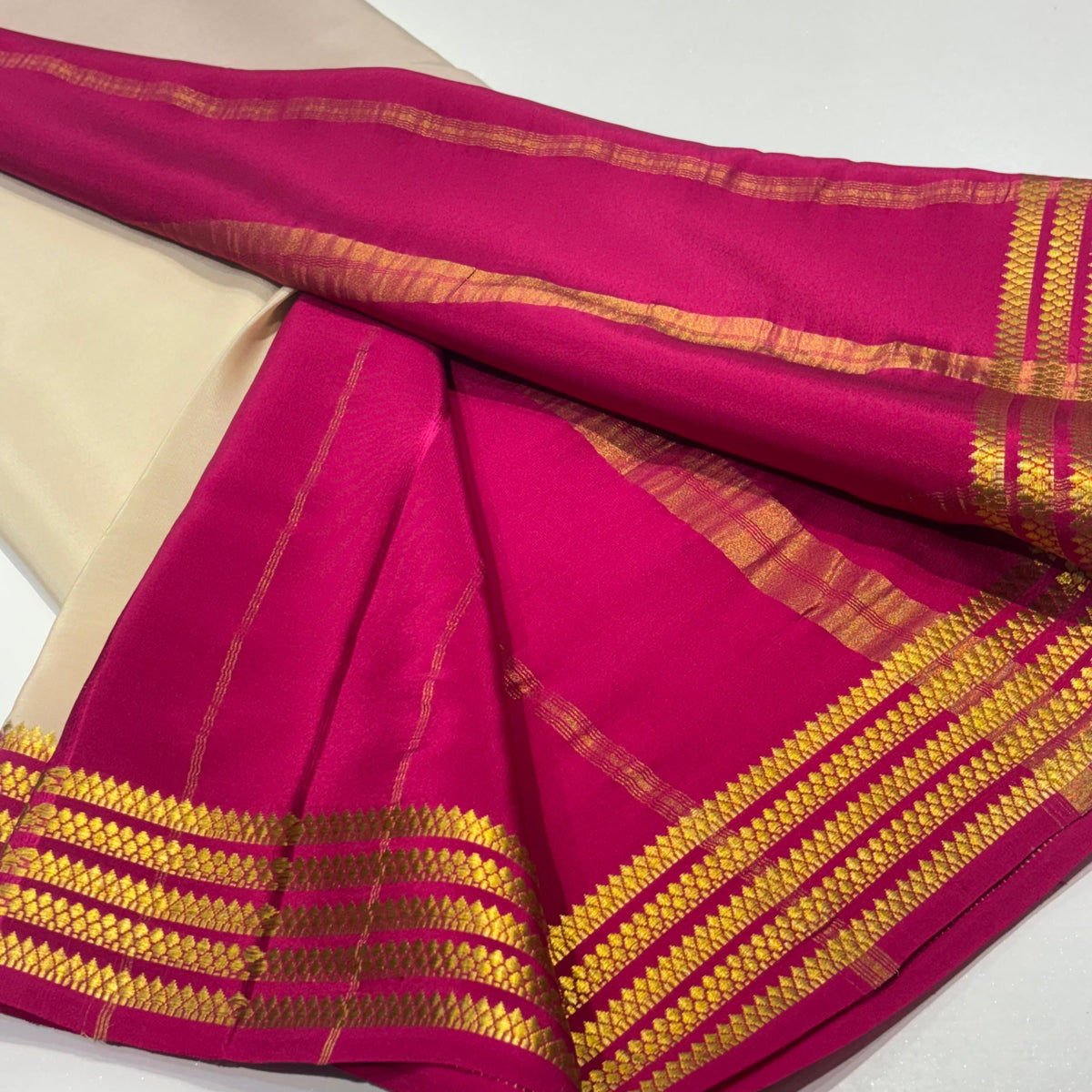 Pure Zari Mysore Silk Saree