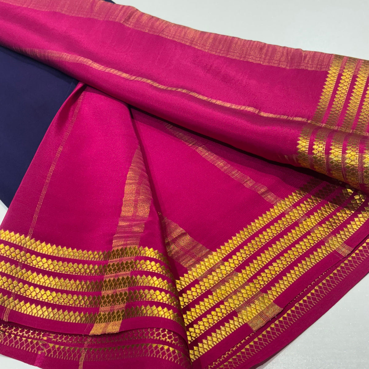 Pure Zari Mysore Silk Saree