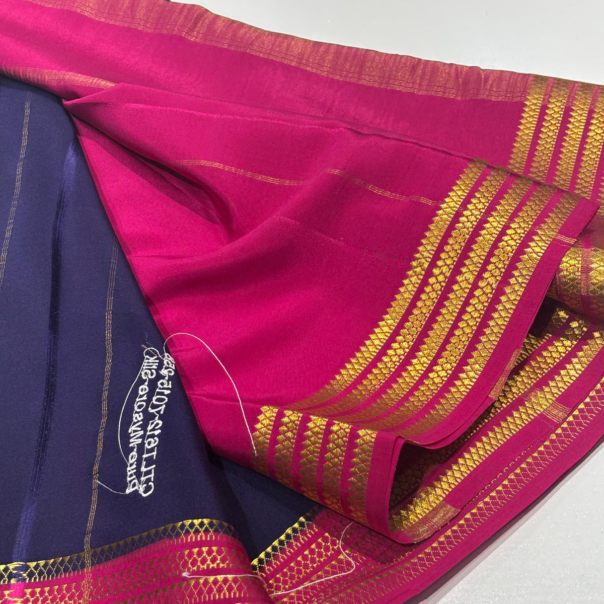 Pure Zari Mysore Silk Saree