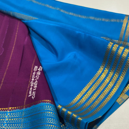 Pure Zari Mysore Silk Saree