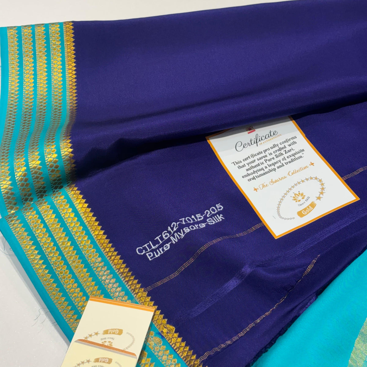 Pure Zari Mysore Silk Saree