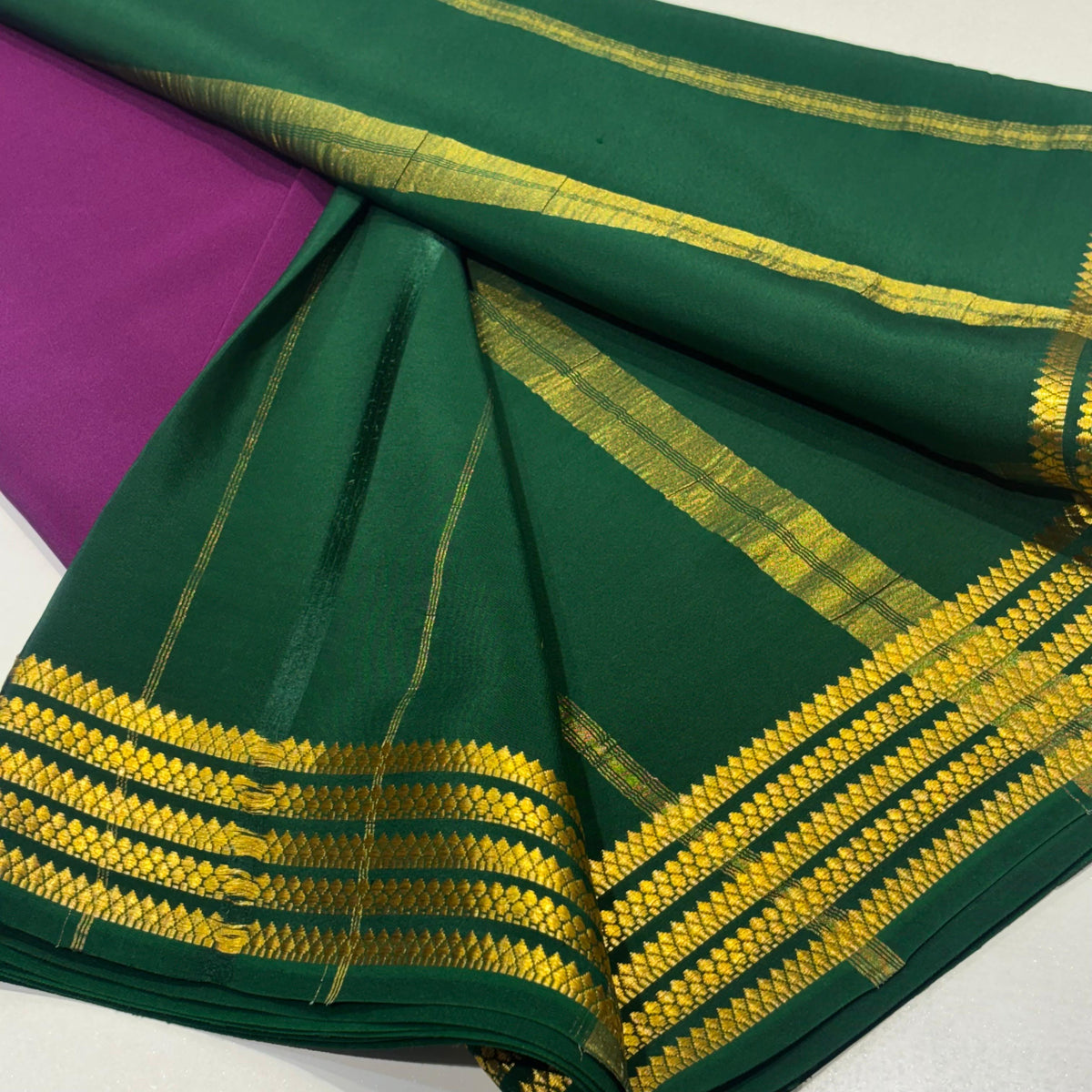 Pure Zari Mysore Silk Saree