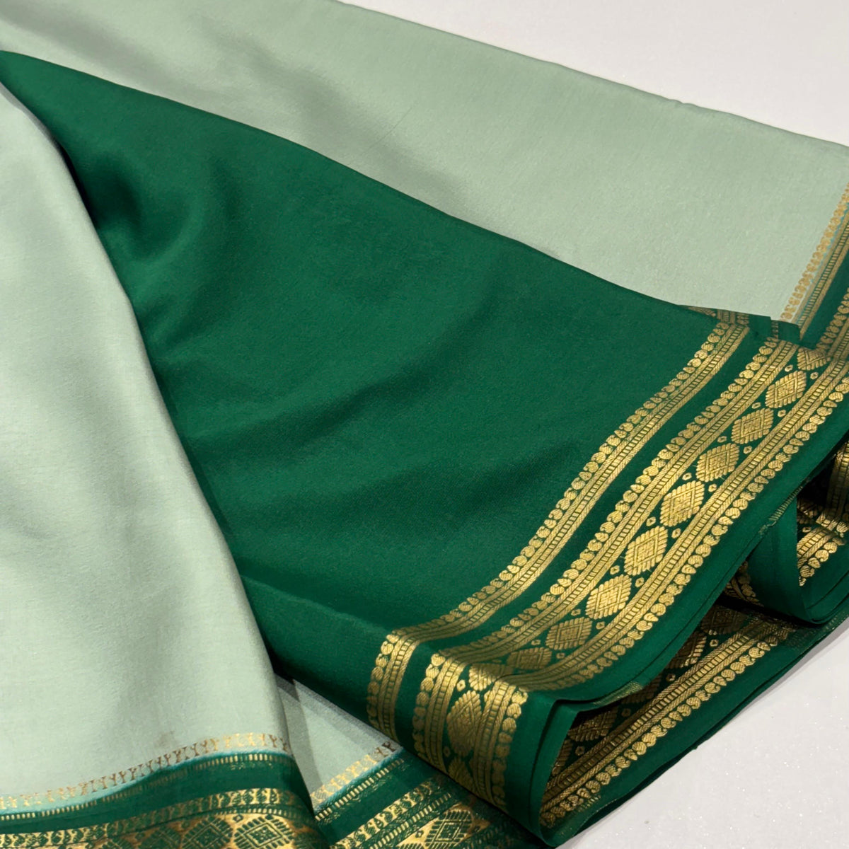 Pure Mysore Crepe Silk Saree