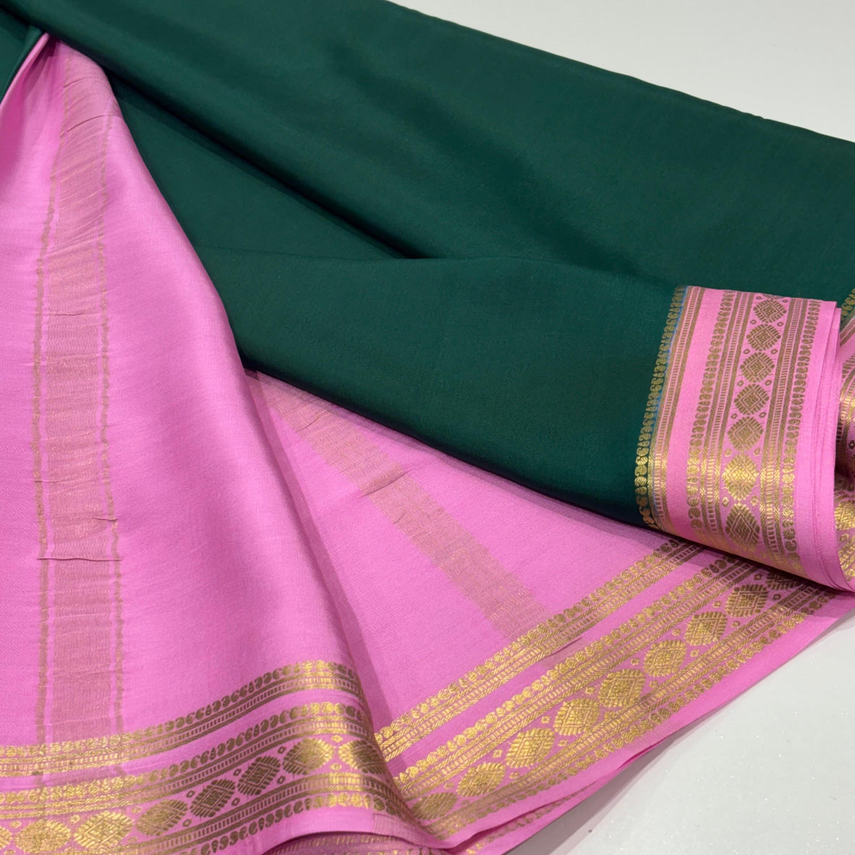 Pure Mysore Crepe Silk Saree