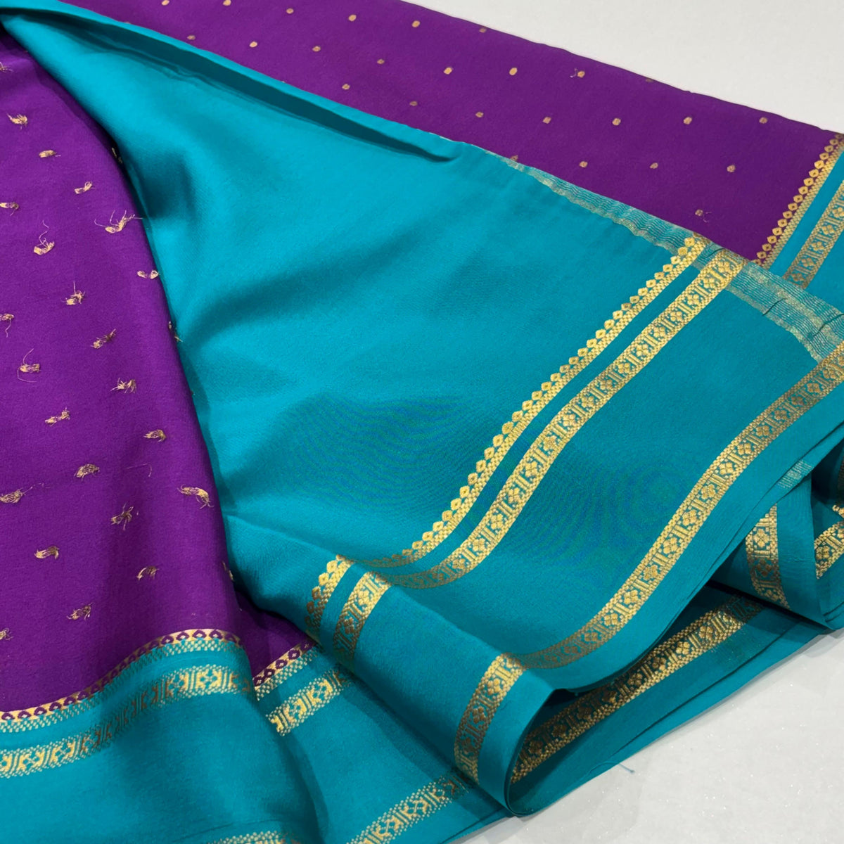 Pure Mysore Crepe Silk Saree