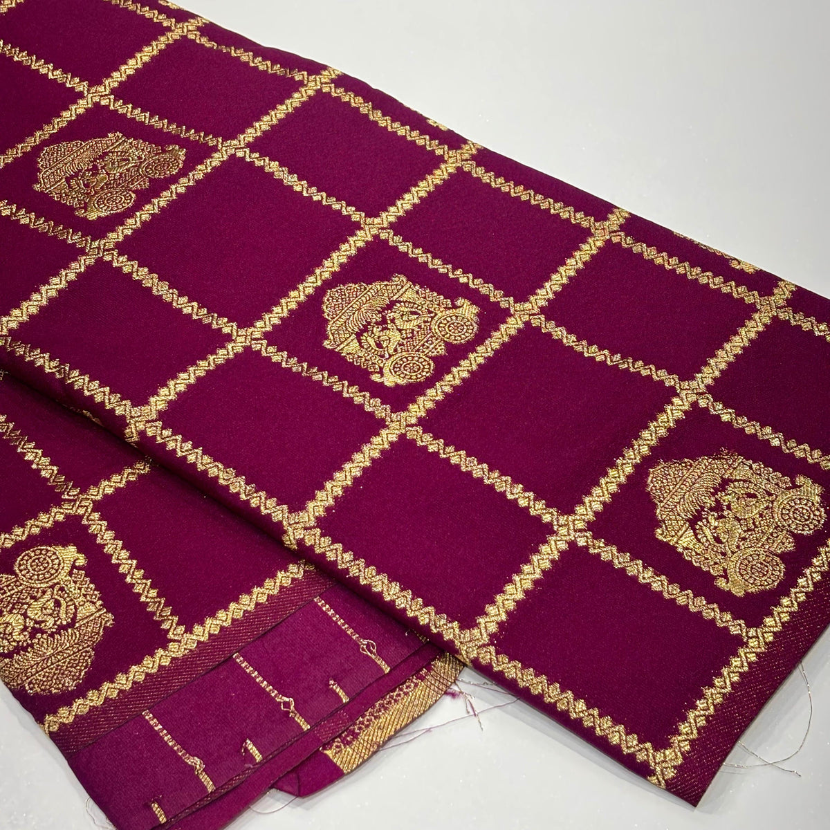 Semi Mysore Crepe Saree