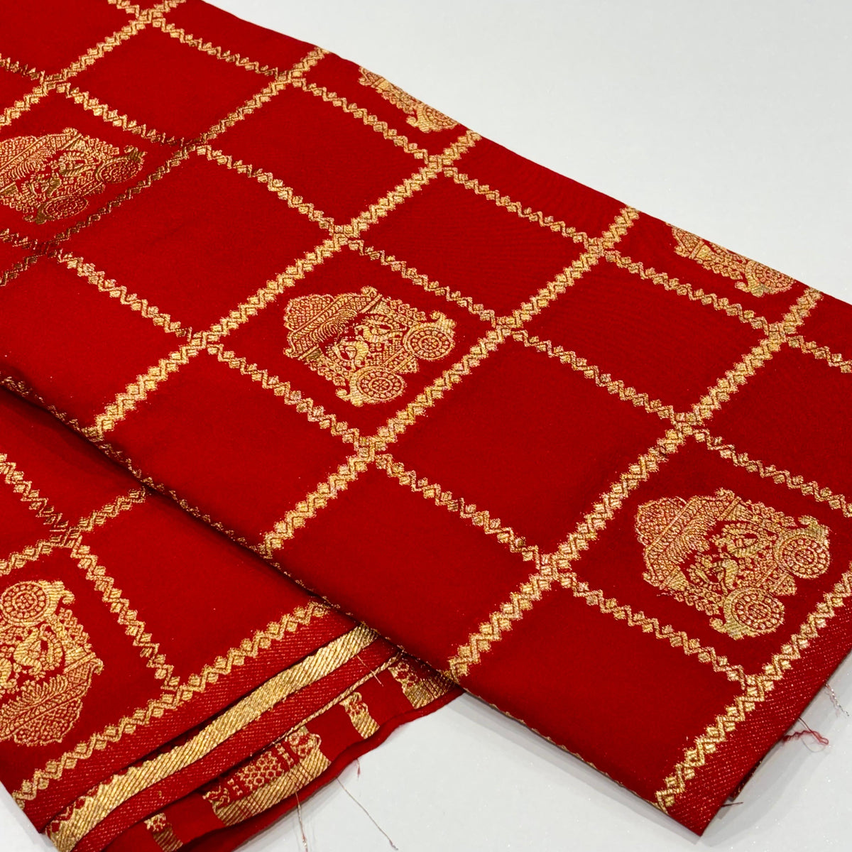 Semi Mysore Crepe Saree