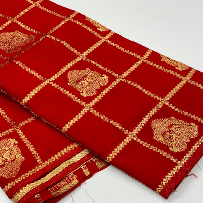 Semi Mysore Crepe Saree