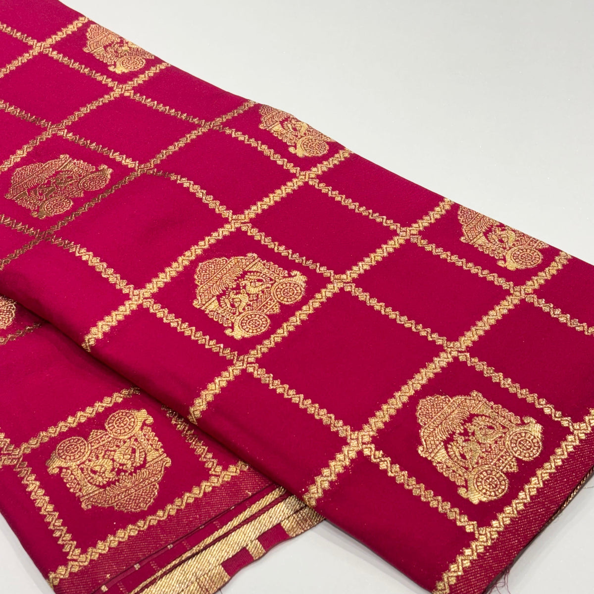 Semi Mysore Crepe Saree