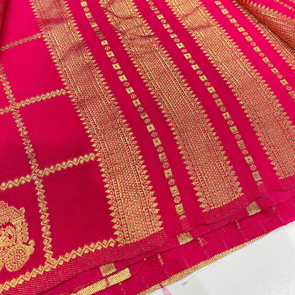 Semi Mysore Crepe Saree