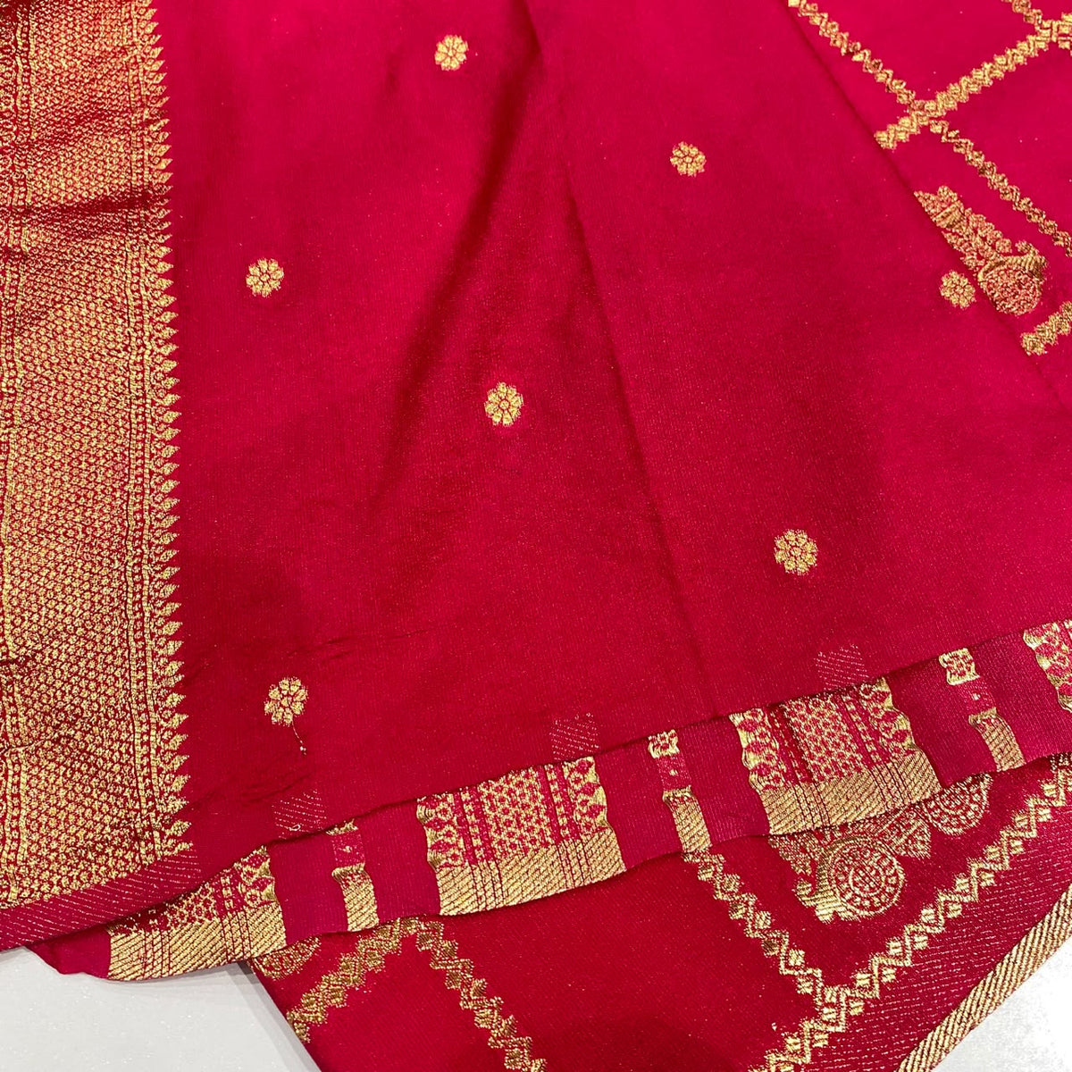 Semi Mysore Crepe Saree