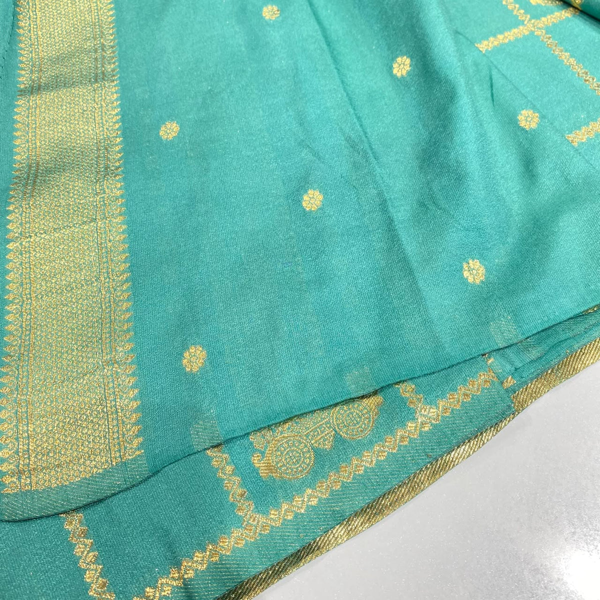 Semi Mysore Crepe Saree