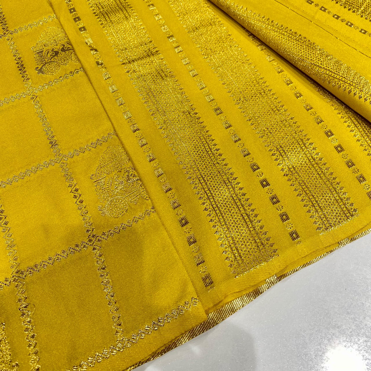 Semi Mysore Crepe Saree