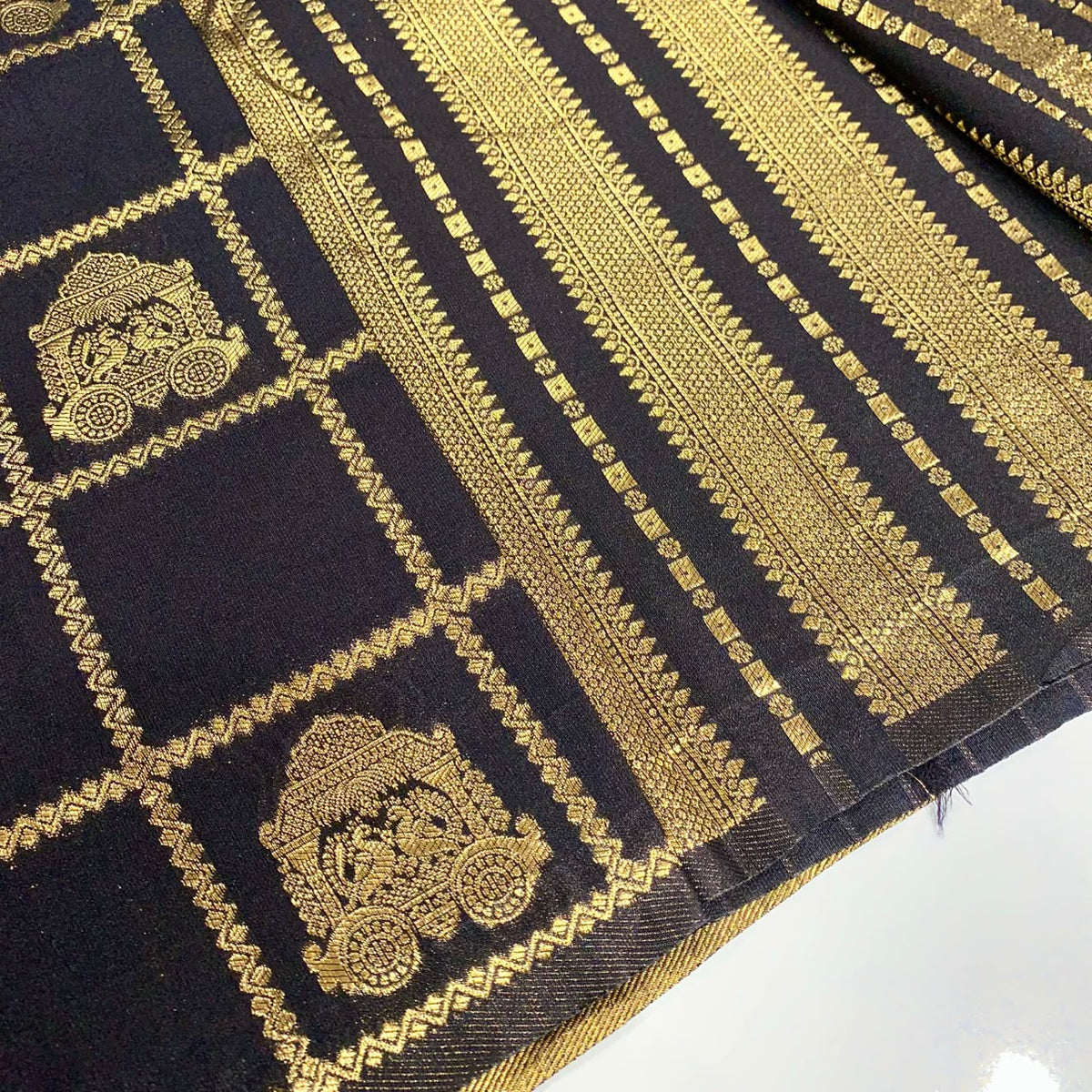 Semi Mysore Crepe Saree