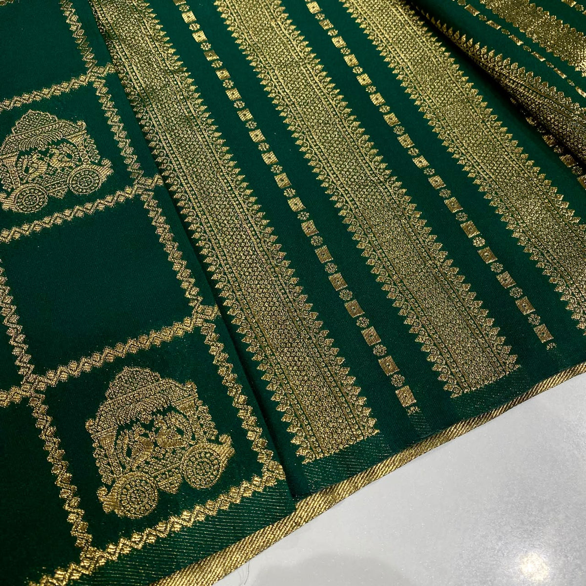 Semi Mysore Crepe Saree