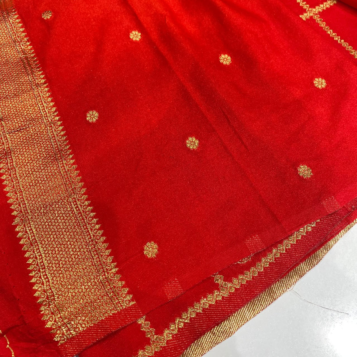 Semi Mysore Crepe Saree