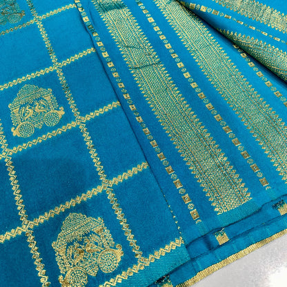Semi Mysore Crepe Saree