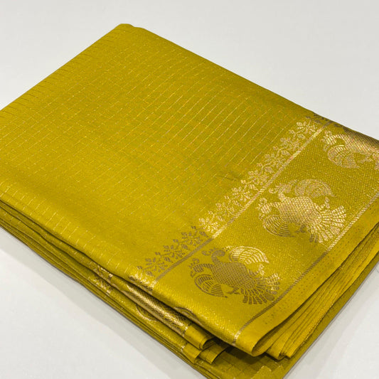 Semi Mysore Crepe Saree