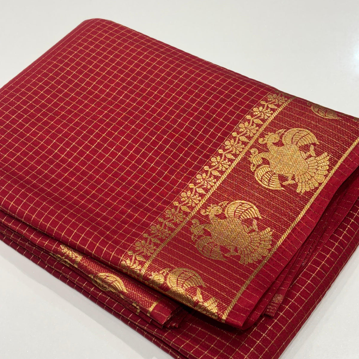 Semi Mysore Crepe Saree