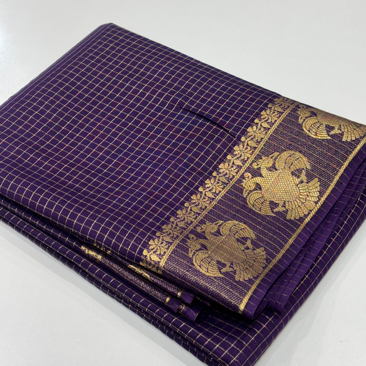 Semi Mysore Crepe Saree