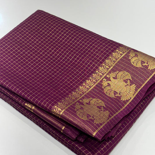 Semi Mysore Crepe Saree