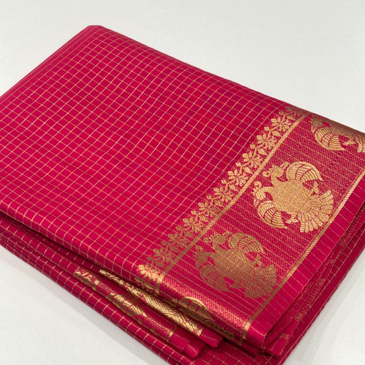 Semi Mysore Crepe Saree