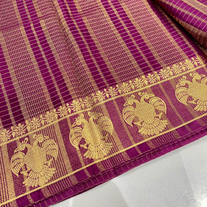 Semi Mysore Crepe Saree