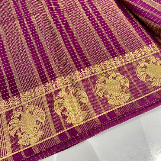 Semi Mysore Crepe Saree