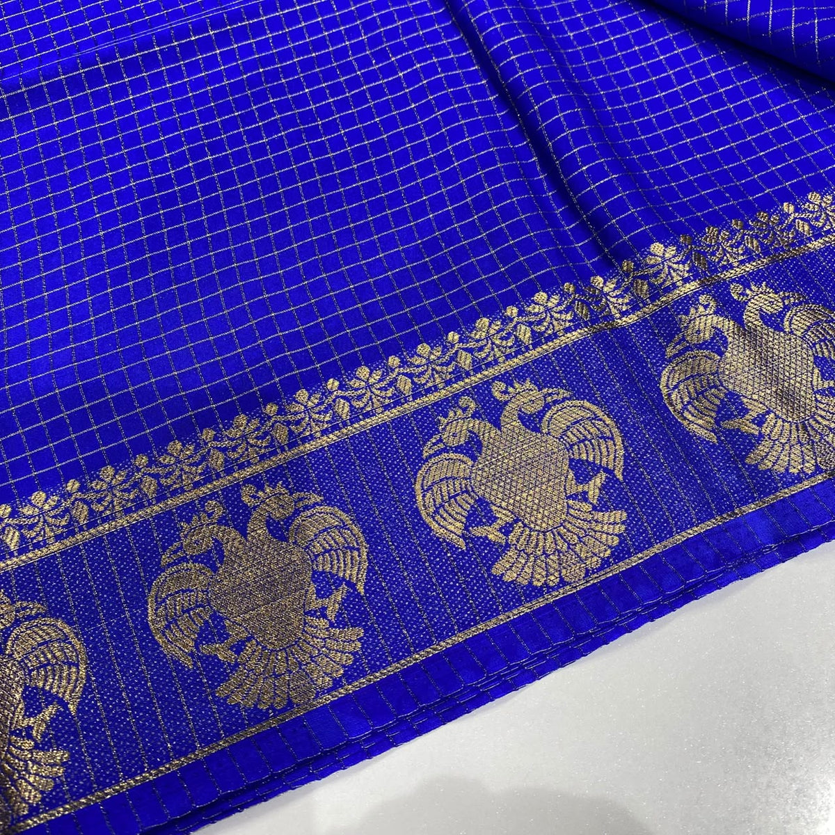 Semi Mysore Crepe Saree