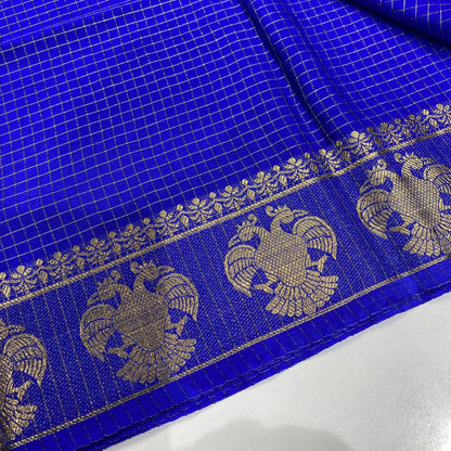 Semi Mysore Crepe Saree