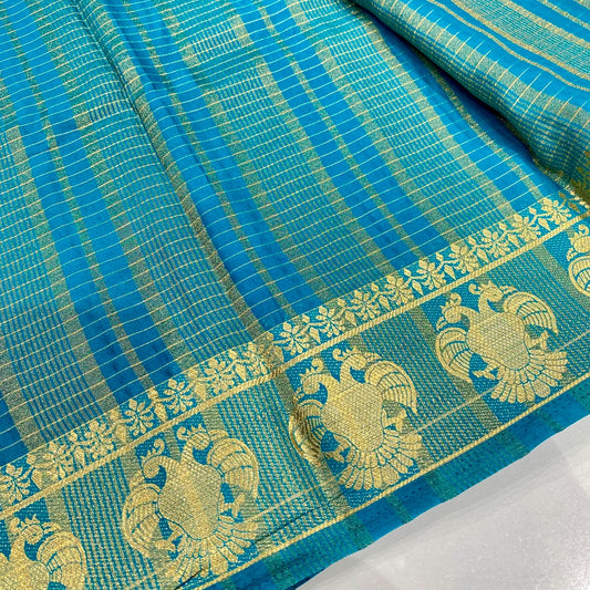 Semi Mysore Crepe Saree