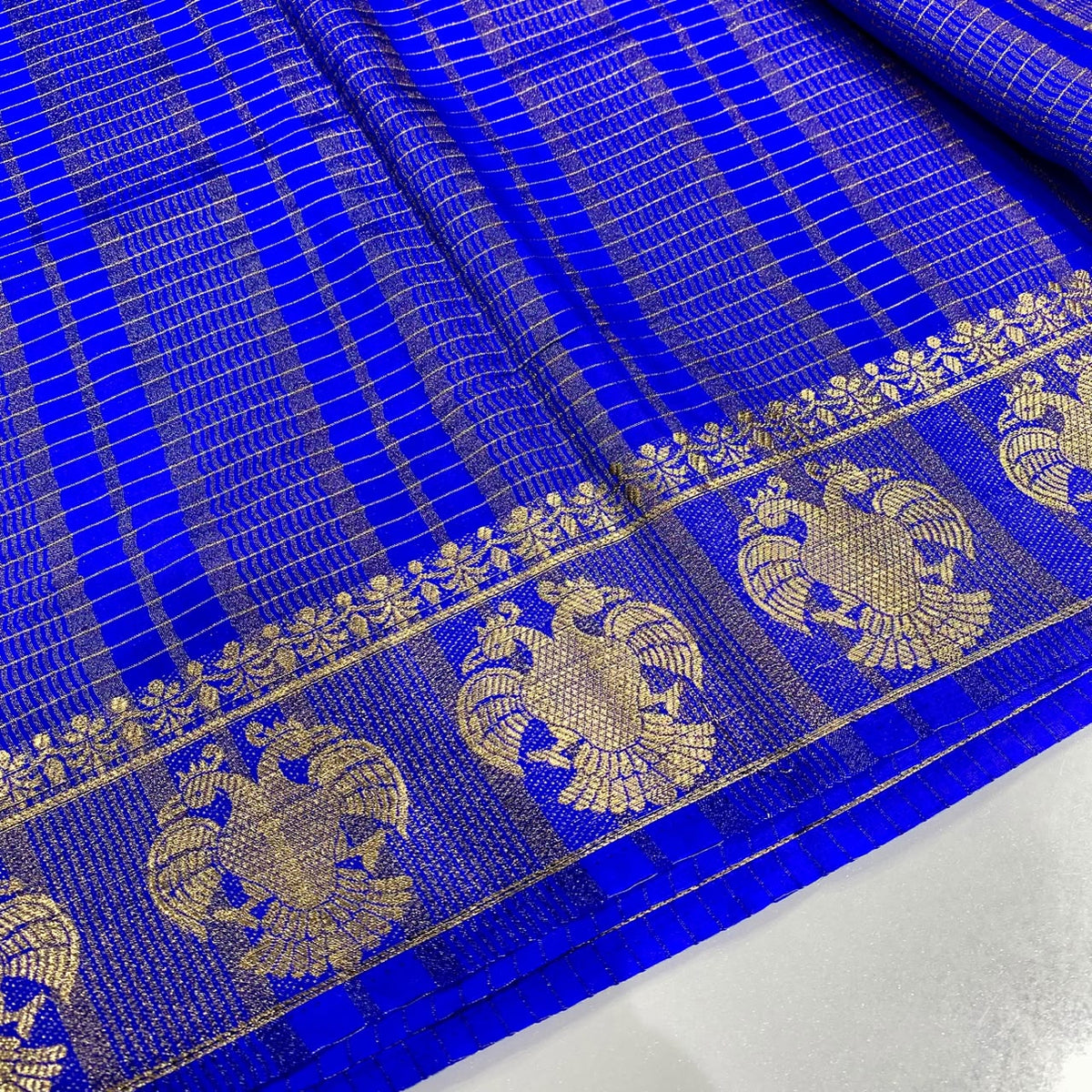 Semi Mysore Crepe Saree