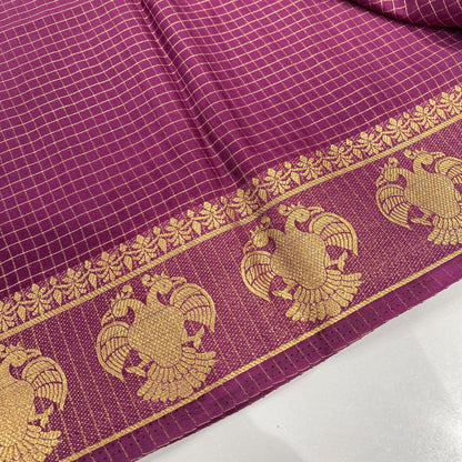 Semi Mysore Crepe Saree