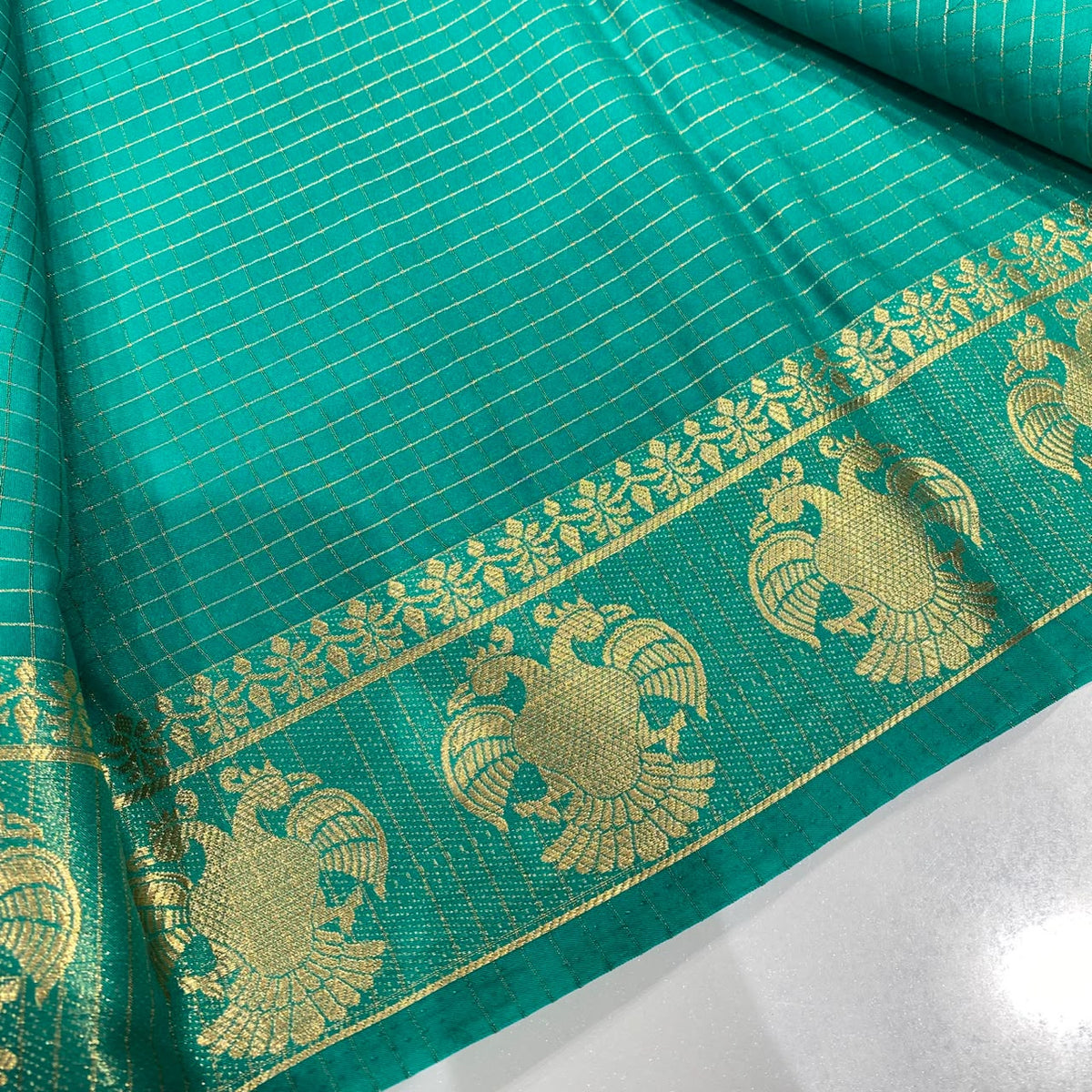 Semi Mysore Crepe Saree