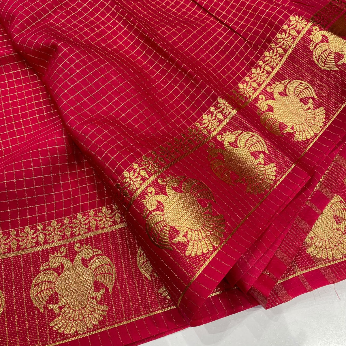 Semi Mysore Crepe Saree