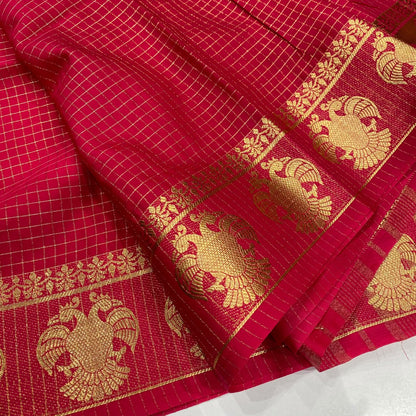 Semi Mysore Crepe Saree
