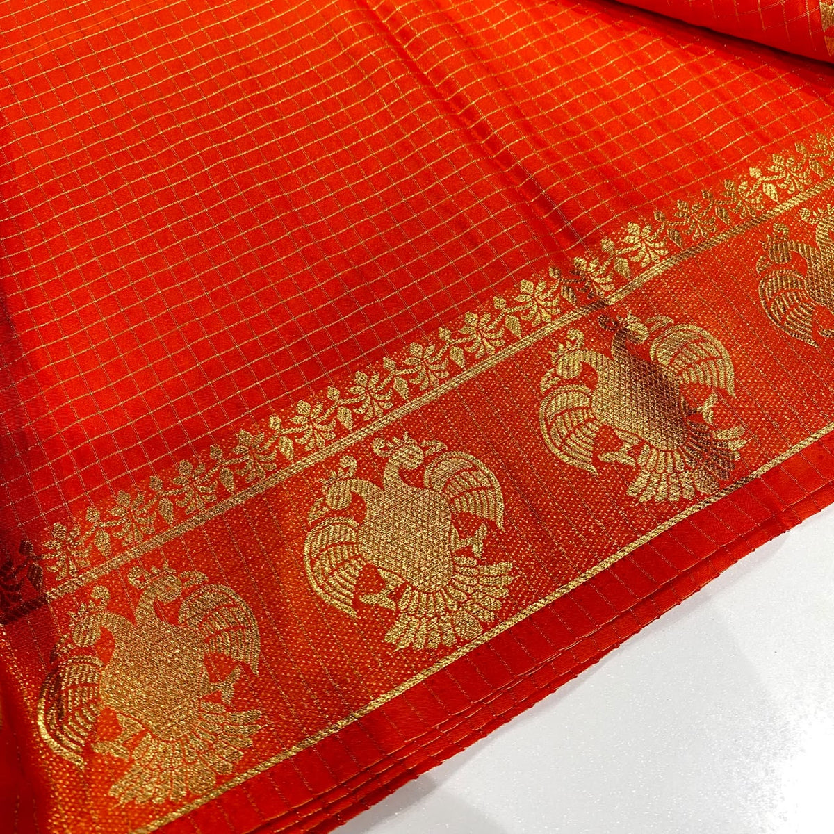 Semi Mysore Crepe Saree