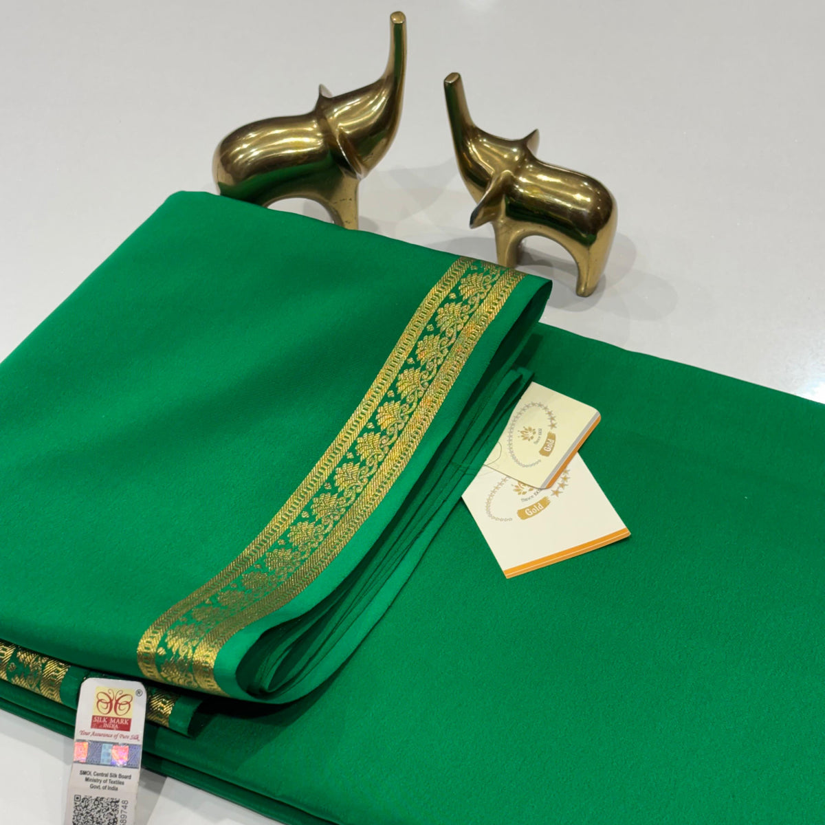 Pure Zari Mysore Silk Saree