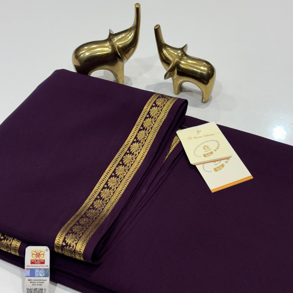Pure Zari Mysore Silk Saree