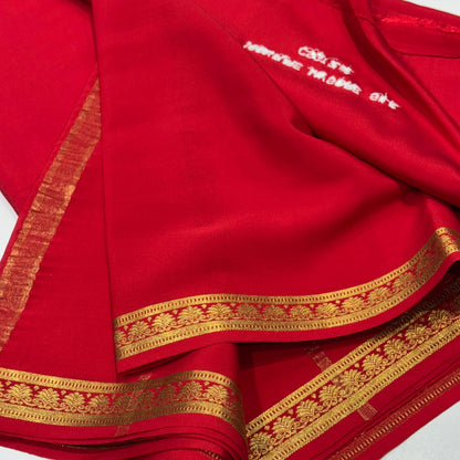 Pure Zari Mysore Silk Saree