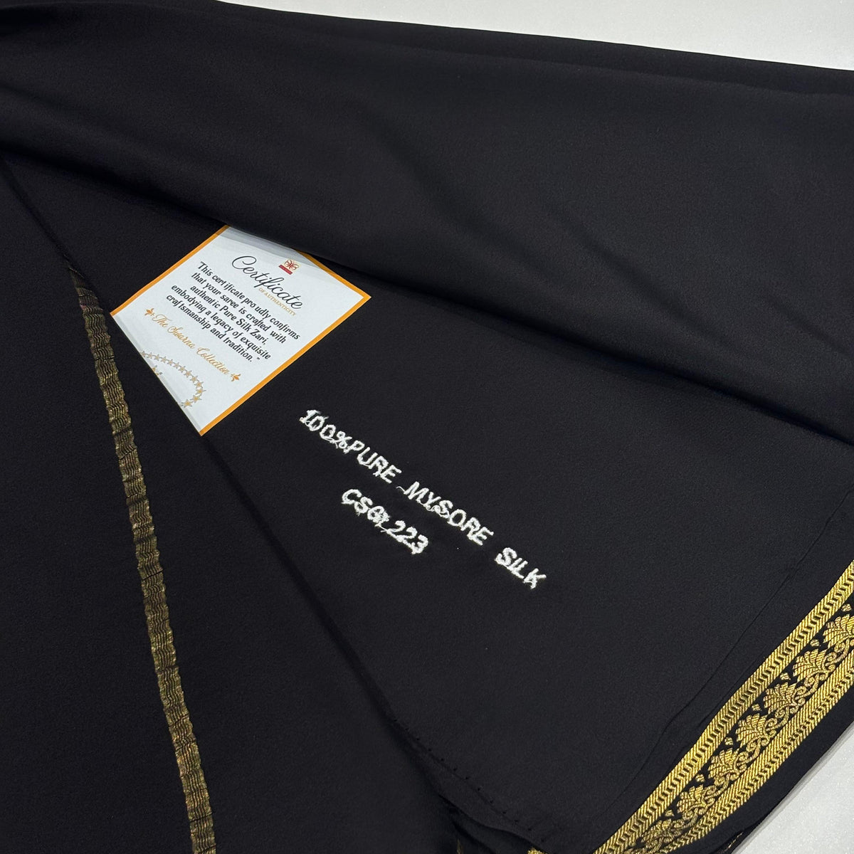 Pure Zari Mysore Silk Saree