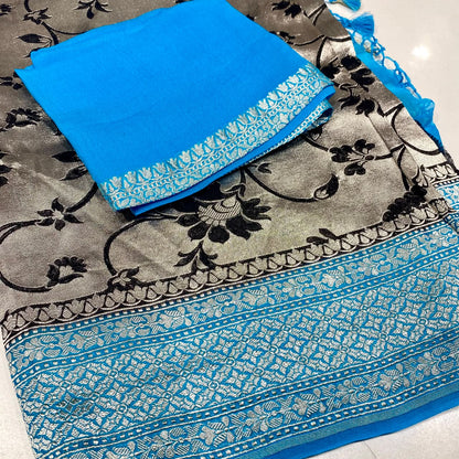 Pure Banarasi Georgette Saree