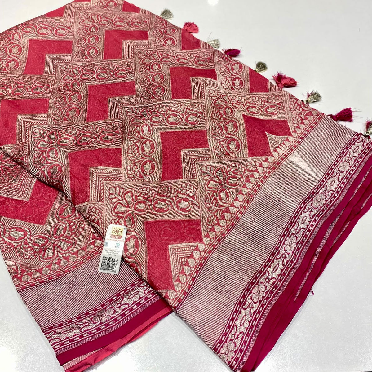 Pure Banarasi Georgette Saree