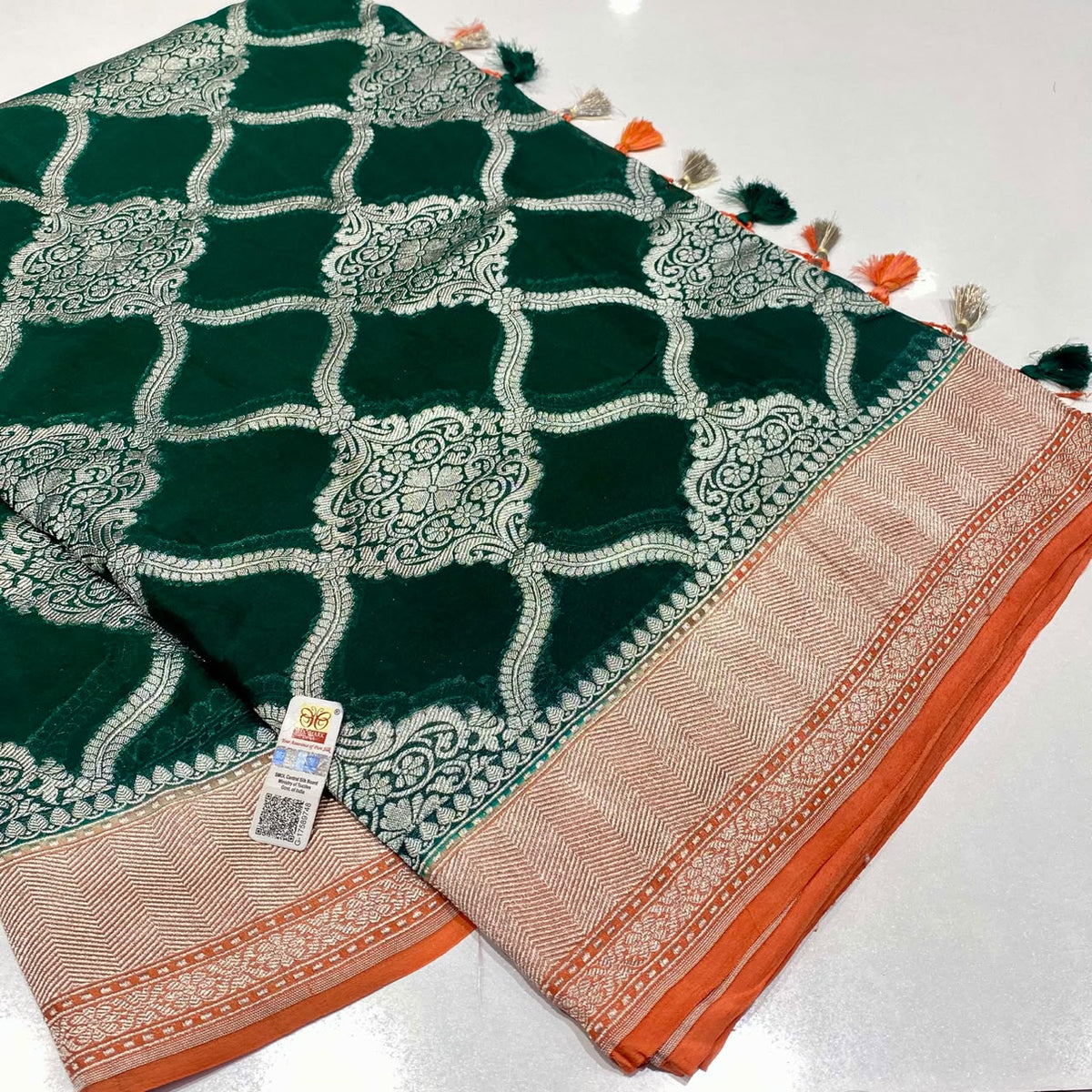 Pure Banarasi Georgette Saree