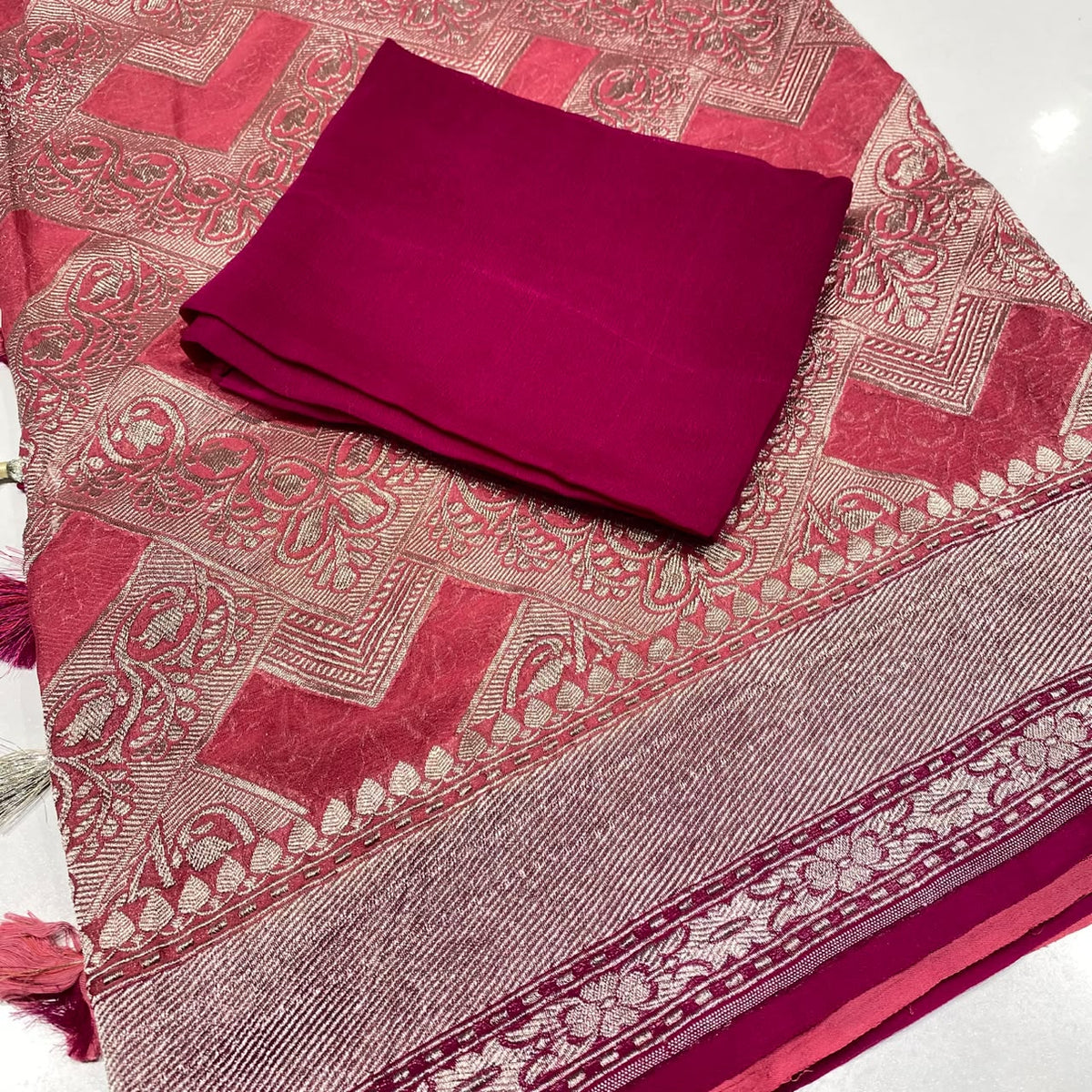 Pure Banarasi Georgette Saree