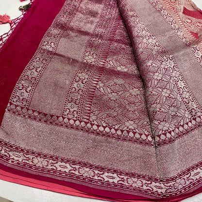 Pure Banarasi Georgette Saree